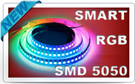 Фото Многоцветная LED лента SMART - новые возможности в рекламе и светодизайне
