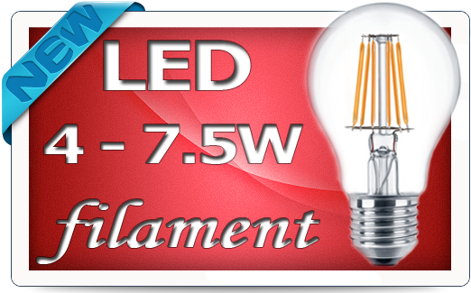 Фото LED лампы типа Filament