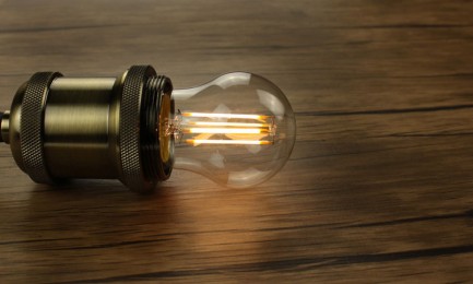 Фото5 SLL E27-G45-3.6W - LED лампа филамент, 3.6W, тип G45, цоколь E27, круглая