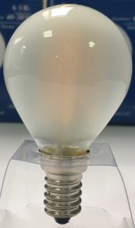 Фото2 SLL E14-G45-3.6W - LED лампа филамент, 3.6W, тип G45, цоколь E14, круглая