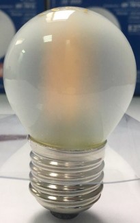 Фото3 SLL E27-G45-3.6W - LED лампа филамент, 3.6W, тип G45, цоколь E27, круглая