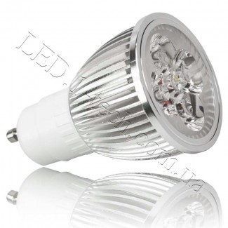 Фото1 LED ламп GU10-4х1W (white)
