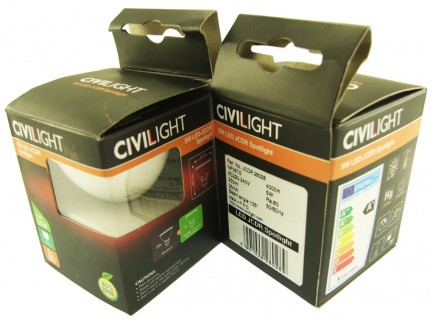 Фото3 LED лампа CIVILIGHT JCDR MR16-5W-VLC 220V