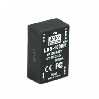 Фото1 LDD-1000H. Драйвер светодиода влагозащитный, 9-56VDC>2-52VDC
