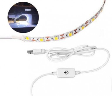 Фото1 LED лента KS5283560cwusb8mm - 60 led/m SMD2835, 5V, 3.5W, IP20, 8мм, с USB, цвет белый холодный