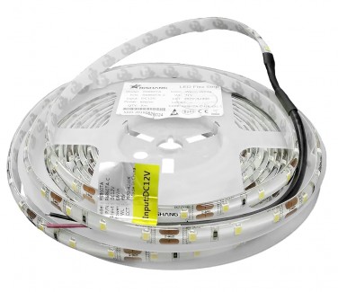 Фото1 RD6060TA-B-NW - LED лента, SMD 2835, 60д/м, 12V, белый нейтральный (4000К), IP65