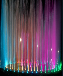 Фото2 ZR-4J0906 - RGB LED светильник для фонтана, 9x3W