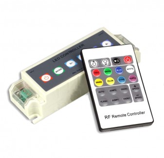 Фото1 RGB контроллер (ручное управление), ИК20 ДУ 12В, 3А