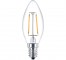мини фото1 SLL E14-C35-2W - LED лампа филамент, 2W, тип С35, цоколь E14, свеча