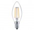 мини фото1 SLL E14-C35-4W - LED лампа филамент, 4W, тип С35, цоколь E14, свеча