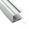 мини фото2 Профиль алюминиевый №28 для светодиодных лент встраиваемый в пол 21х26мм (комплект)