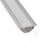 мини фото1 Профиль алюминиевый для светодиодных лент №13 с фланцем серебро 50х20мм