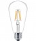 мини фото1 SLL E27-ST64-5W - LED лампа филамент, 5W, тип ST64, цоколь E27, вытянутая лампа Эдисона