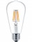 мини фото1 SLL E27-ST58-6W - LED лампа филамент, 6W, тип ST58, цоколь E27, вытянутая лампа Эдисона