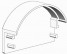 мини фото3 ЗСР - Торцевая пластиковая заглушка полукруглая для LED профиля серии ЛС, цвет - серый