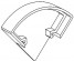 мини фото2 ЗСУК - Торцевая пластиковая заглушка полукруглая для углового LED профиля серии ЛС, цвет - серый