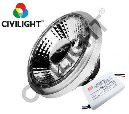 Купить CIVILIGHT AR111 HALED G53 20W (warm white) в | LED-1TECH Первая Техническая Компания