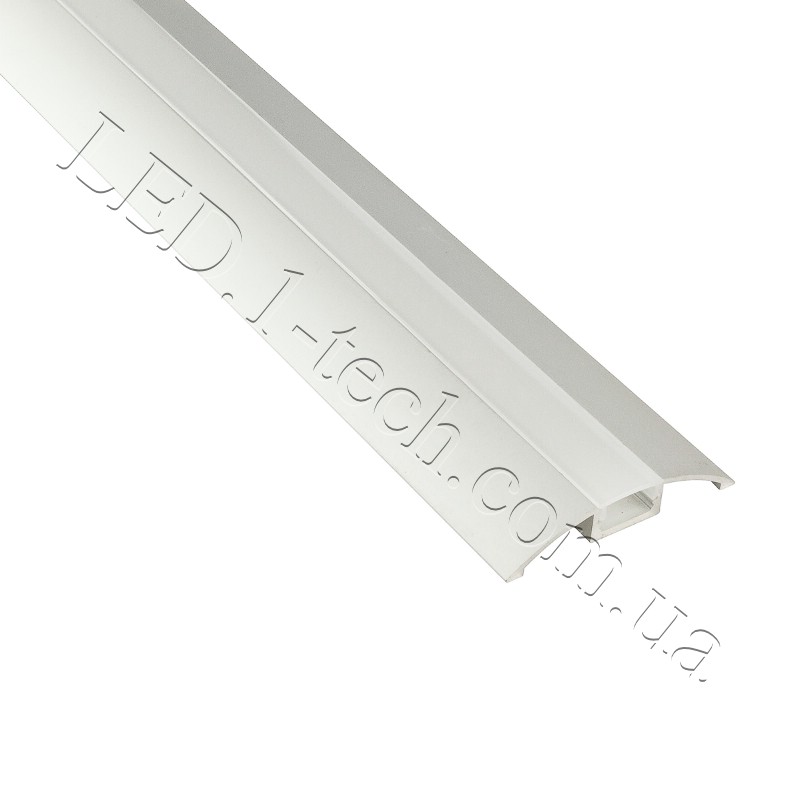  Профиль алюминиевый для светодиодных лент №15 накладной в е .