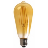 фото Бронзовая LED лампа Эдисона 